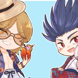 ヒューズとレッド インサガのスタイル絵